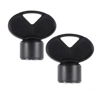 Lot de 2 rouleaux de papier toilette à clés pratiques pour toilettes publiques