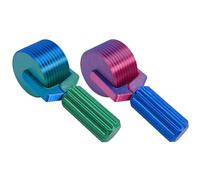 Lot de 2 rouleaux de peinture diamant DIY (bleu, vert, rouge, bleu)