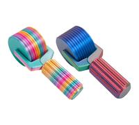 Lot de 2 rouleaux de peinture diamant DIY (couleur bonbon, tricolore)