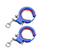 Lot de 2 rouleaux de poulie de pont de chemin de câbles pour câblage intérieur/extérieur - Pour collier de serrage auxiliaire durable, capacité de 25 kg, corps en nylon renforcé