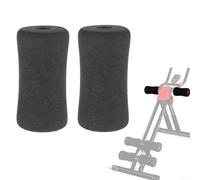 Lot de 2 rouleaux de rechange en mousse pour pieds de salle de sport, équipement de machine d'exercice à domicile, pour extension de jambes, banc de poids et table d'inversion (2 pièces, 135 mm)