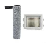 Lot de 2 rouleaux de rechange et filtre HEPA pour aspirateur Roborock Flexi-Lite A20 Air, en microfibre douce pour un nettoyage en profondeur des poils d'animaux, filtre lavable pour aspirateur humide