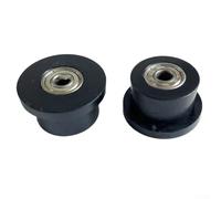 Lot de 2 rouleaux de rechange pour machine à ramer - Poulie abdominale pour machine à ramer - Pour entraînement de fitness (B)