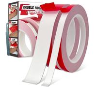 Lot De 2 Rouleaux De Ruban Adhésif Double Face Heavy Duty-Amovible-Pour Accrocher Des Images À Suspendre,Des Lumières Led,Des Capteurs,De Voiture,De La Maison,Du Bureau,De L'école-1