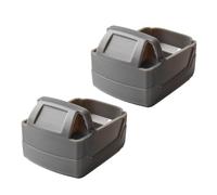 Lot de 2 rouleaux de scie de table, guide de stock à double roue en alliage d'aluminium avec fentes en T pour rails #30#45, rouge