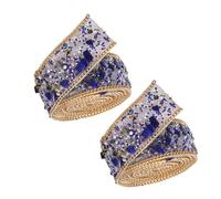 Lot de 2 rouleaux de strass à coudre ou à repasser