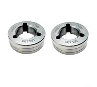 Lot de 2 rouleaux d'entraînement à rainure en V 0,6 mm pour Miller pour Pulser DVI MILLERMATIC 200 210 212 250 251 252 DVI vintage pour soudeur Multimatic 200 215 220AC DC 255 87131