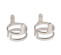 Lot de 2 rouleaux d'entretoise pour coupeur plasma SG-55 pour torche AG-60, compatible avec les machines de soudage CUT50 CUT60 LGK60, pièces de garde de distance de buse en métal