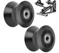Lot de 2 rouleaux elliptiques de rechange pour machine elliptique 238880 compatibles avec les modèles Free-Spirit, Ree-bok (Icon), il peut réduire la friction, améliorer la mobilité fluide de la