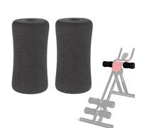 Lot de 2 rouleaux en mousse de rechange pour extension de jambe, banc de musculation, équipement de gym à domicile, pour tube de diamètre de 22 à 25 mm, 2 pièces de 160 mm