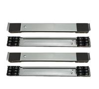 Lot de 2 rouleaux extensibles pour appareils électroménagers à base mobile pour machines à laver et appareils ménagers