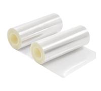 Lot de 2 Rouleaux Rhodoïd Alimentaire 8 cm x 10 M - Ruban Transparent Cerclage, Décoration de Gâteaux, Pâtisserie et Entremets