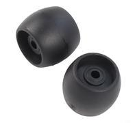 Lot de 2 rouleaux silencieux en caoutchouc TPU pour robot aspirateur, réduction du bruit sur joints au sol, surfaces dures, compatible avec Qrevo Curv et Saros 10