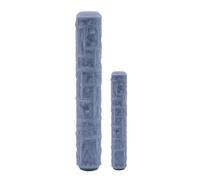 Lot de 2 rouleaux texture mur de pierre modelage argile polymère pétrir texture modelage main tampon bois outil céramique bricolage création artisanale projets personnalisés 11,5 cm et 7,8 cm