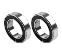 Lot de 2 roulements 6903-18 2RS pour moyeu de roue de vélo 18 x 30 x 7 mm en acier avant et arrière pour DT pour moyeux SWISSs Noir Argent Pièces de cyclisme scellées non standard