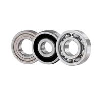 Lot de 2 roulements à billes à gorge profonde, diamètre intérieur 10 mm, diamètre extérieur 27 mm, roulements à billes industriels,10x27x11mm