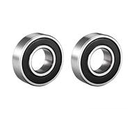 Lot de 2 roulements à billes à rainure profonde double face en caoutchouc scellé 8 mm x 22 mm x 7 mm