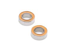 Lot de 2 roulements à billes en acier inoxydable for moulinet pêche SMR74 2RS 4 x 7,5 mm ABEC-7, RS MR74 CB, hybrides céramique et sec