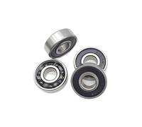 Lot de 2 roulements à billes hybrides en céramique 6201RS CB 12 x 32 x 10 mm ABEC-7 for broche de moteur industriel 6201, roulements à billes hybrides Si3N4 3NC 6201RS