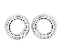 Lot de 2 roulements à section mince S6701ZZ CB 12 x 18 x 4 mm ABEC-7 pour roulements à billes en céramique hybrides RC 6701ZZ