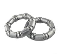 Lot de 2 roulements de direction et de pédalier en acier - Roulement de fourche de 40 à 32 mm - Pour vélo de route, moyeu de 37 à 29 mm - Kit de réparation de pièces de vélo (3# 38-24 mm)