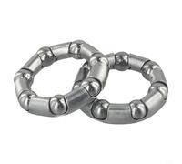 Lot de 2 roulements de pédalier de vélo pour enfant de 24 mm de diamètre intérieur, 38 mm de diamètre extérieur, boule en acier de 8 mm de diamètre (3# 38-24 mm)