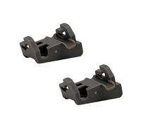 Lot de 2 roulements d'étagère de panier pour lave-vaisselle Bosch Siemens 611474 00611474 compatible avec les supports de montage LG pour panier de lave-vaisselle
