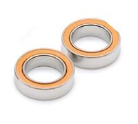 Lot de 2 roulements hybrides en acier inoxydable ABEC-7 SMR117 2RS 7 x 11 x 3 mm, roulements en céramique for bobines CB RC