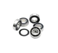 Lot de 2 roulements hybrides en céramique 15 x 32 x 9 mm 6000RS 10 x 26 x 8 mm 6001RS 12 x 28 x 8 mm for vélo(6002RS 15X32X9)
