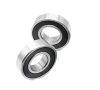 Lot de 2 roulements hybrides en céramique inoxydable S626 2RS CB 6 x 19 mm for boîtiers pédalier vélo, à billes 626RS Si3N4