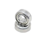 Lot de 2 roulements hybrides miniatures en céramique et acier inoxydable SMR115ZZ CB 5 x 11 x 4 mm ABEC-7, matériau 440C