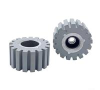 Lot de 2 roulettes à pression en caoutchouc pour machine à bander les bords, 54 mm de diamètre extérieur x 8 mm de diamètre intérieur x 28 mm de largeur, compatibles avec machines de travail du bois