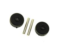 Lot de 2 roulettes + axe Aspirateur SS-2230002458 ROWENTA, TEFAL