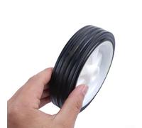 Lot de 2 roulettes de compresseur d'air de 12,7 cm et 15,2 cm avec absorption des chocs, design antidérapant pour pompes à air et machines à huile (2 roues de 12,7 cm)