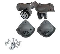 Lot de 2 roulettes de rechange A79 pour valise, valise, valise, valise à double rangée, rotation à 360°, kit de réparation robuste gauche et droite, un