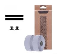 Lot de 2 rubans adhésifs antidérapants pour guidon de vélo de route, éponge absorbant les chocs avec extrémités de barre, adhérence supérieure et rembourrage pour le confort du cyclisme (lilas)