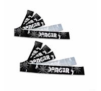 Lot de 2 rubans adhésifs d'avertissement pour Halloween Zombie Danger pour zone pour maison hantée, décoration de fête en plein air, 5 m x 7,6 cm chacun (2)