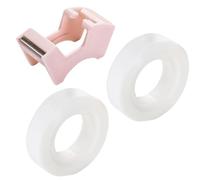 Lot de 2 rubans adhésifs invisibles multifonctionnels avec distributeur d'adhésif inscriptible pour scrapbooking, album photo, emballage, recharges pour travaux manuels