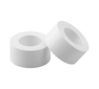 Lot de 2 rubans adhésifs résistants à l'huile pour étiqueteuse en vinyle Makeid Paper de 16 mm L1 D30 D11 - 4 m - Imperméables - Anti-rayures - Blanc
