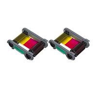 Lot de 2 rubans couleur Evolis Primacy 2 R6F203A100 - YMCKO-K - 250 impressions