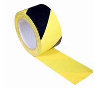 Lot De 2 Rubans De Vigilance, 4,5 Cm X 16 M, Jaune Et Noir