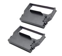 Lot de 2 rubans noirs pour imprimante Star SP300/SP341/SP349/SP312F/SP342F/SP849F/MP300/MP322/MP342/4614 Cartouche de ruban noir