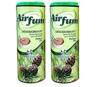 Lot de 2 Sable 350g Désodorisant AntiTabac Pour Cendrier Éliminateur de Fumée et D'odeurs Cigarette, Purificateur de Cendres Pour la Maison, le Bureau L'hôtel et la Voiture (Pin)