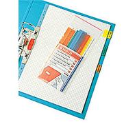 Lot de 2 Sachets de 5 cavaliers auto-adhésifs coloris transparent, en PVC