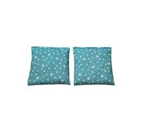 Lot de 2 sachets de graines à micro-ondes, tissu 100 % coton biologique, rétention de la chaleur et du froid pour les mains 10 x 9 cm Motif cœurs lilas