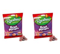 Lot de 2 sachets de pastilles de fruits rouges et noirs 143 g