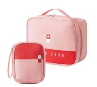Lot de 2 sachets de rangement en tissu Oxford pour médicaments, pour un accès rapide aux trousses cliniques de voyage, A