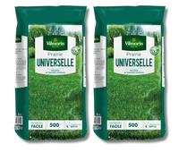 Lot de 2 sacs 5kgs Gazon Prairie Universelle Vilmorin - 1000m²