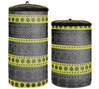 Lot de 2 sacs à chaussures ethniques bohèmes pour machine à laver, sac à linge, sac de nettoyage de chaussures, ethnique bohème (12), taille unique, moderne, Boho ethnique (12), Taille unique, Moderne