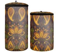 Lot de 2 sacs à chaussures ethniques bohèmes pour machine à laver, sac à linge, sac de nettoyage, ethnique bohème (19), taille unique, moderne, Boho ethnique (19), Taille unique, Moderne